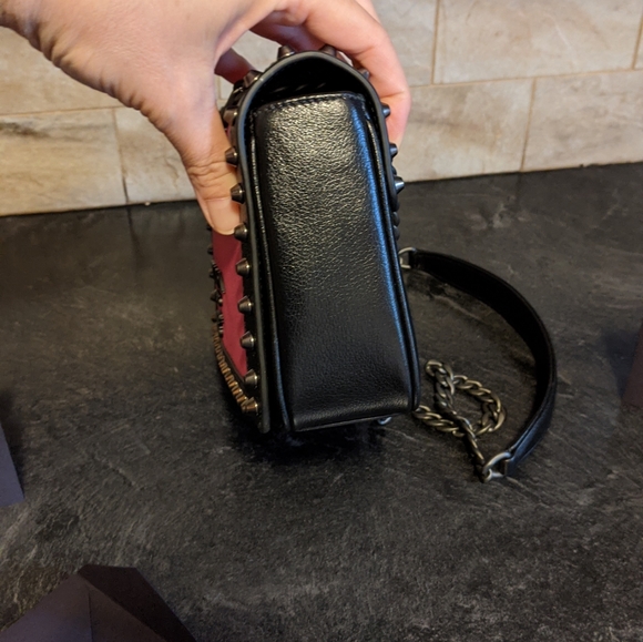 PRADA FUXIA-NERO CROSSBODY WOMEN'S BAG - Picture 10 of 16